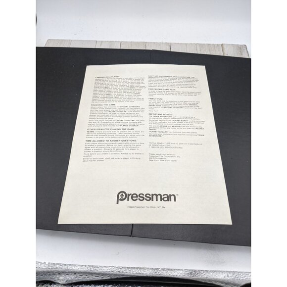 Trivia Adventure Board Game REPLACEMENT Game Board & Instructions - Picture 8 of 9